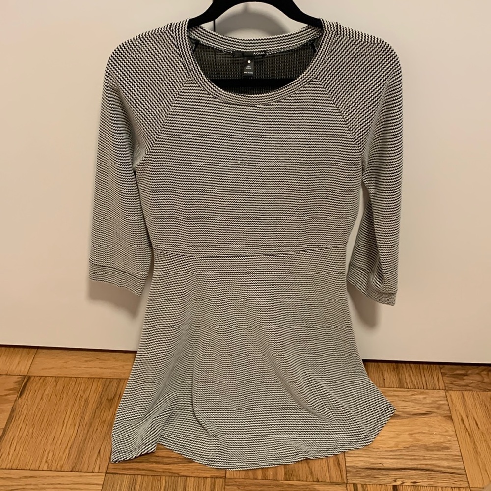 Womens 3/4 Sleeve Aqua Dress - Medium